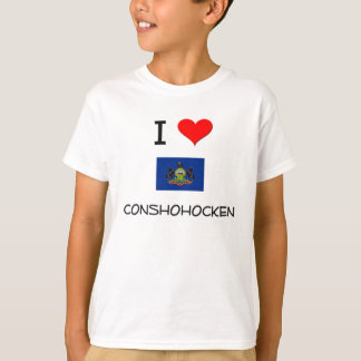 T-shirt J'aime Conshohocken Pennsylvanie