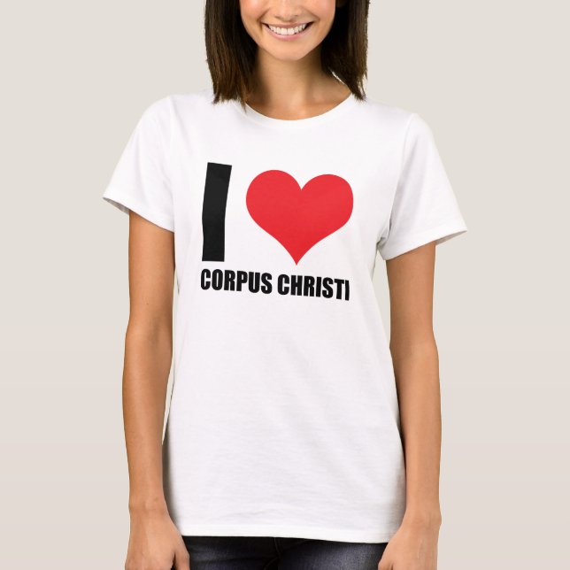 T-shirt J'aime Corpus Christi (Devant)
