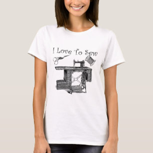 T-shirt J'Aime Coudre L'Art De La Machine À Coudre