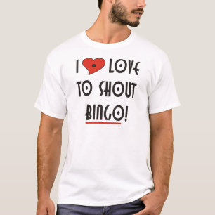 T-shirt J'aime crier BINGO