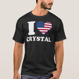 T-shirt J'aime Crystal I heart Crystal