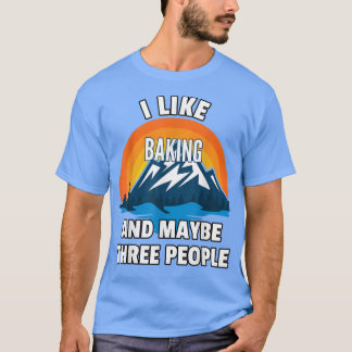 T-shirt J'Aime Cuire Et Peut-Être Trois Personnes