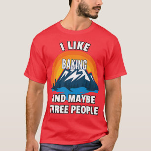 T-shirt J'Aime Cuire Et Peut-Être Trois Personnes