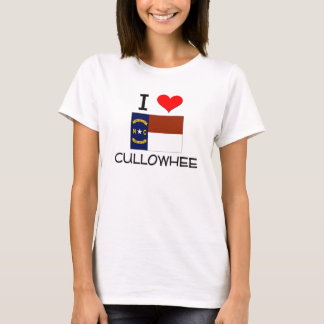 T-shirt J'aime Cullowhee la Caroline du Nord
