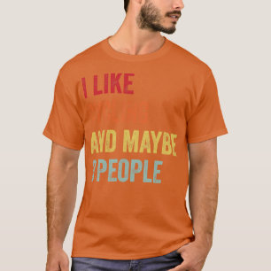 T-shirt J'Aime Cycler Peut-Être 3 Personnes