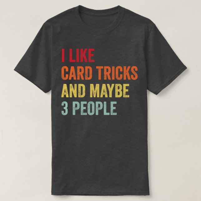 T-shirt J'aime d Tricks Peut-être 3 personnes (Design devant)