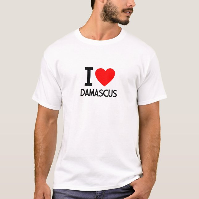 T-shirt J'aime Damas (Devant)
