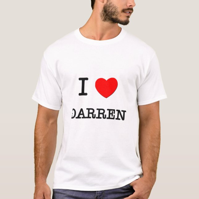 T-shirt J'aime Darren (Devant)