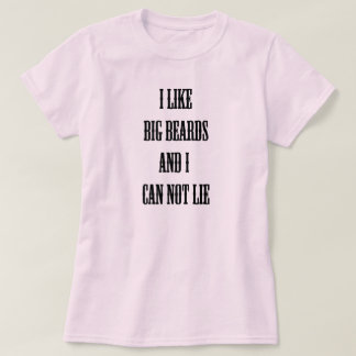 T-shirt J'aime de grandes barbes