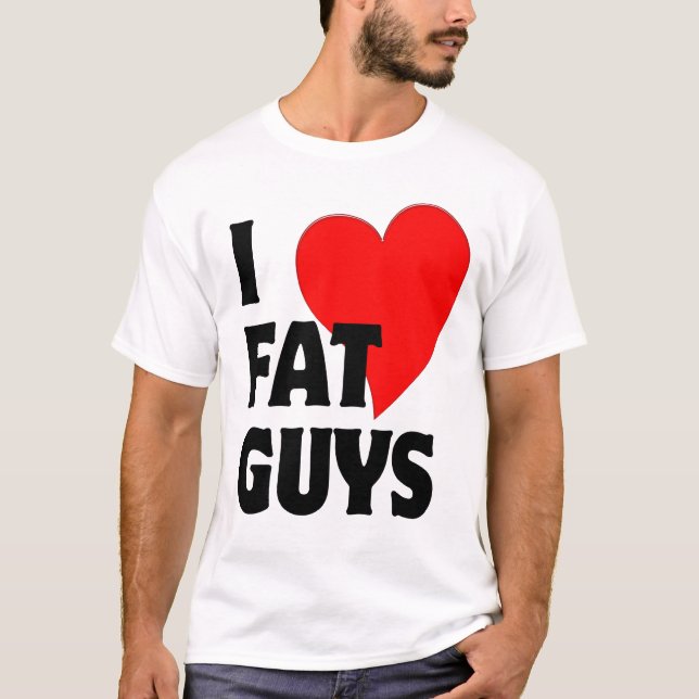 T-shirt J'aime de gros types (Devant)