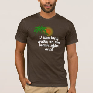 T-SHIRT J'AIME DE LONGUES PROMENADES SUR LA PLAGE… APRÈS
