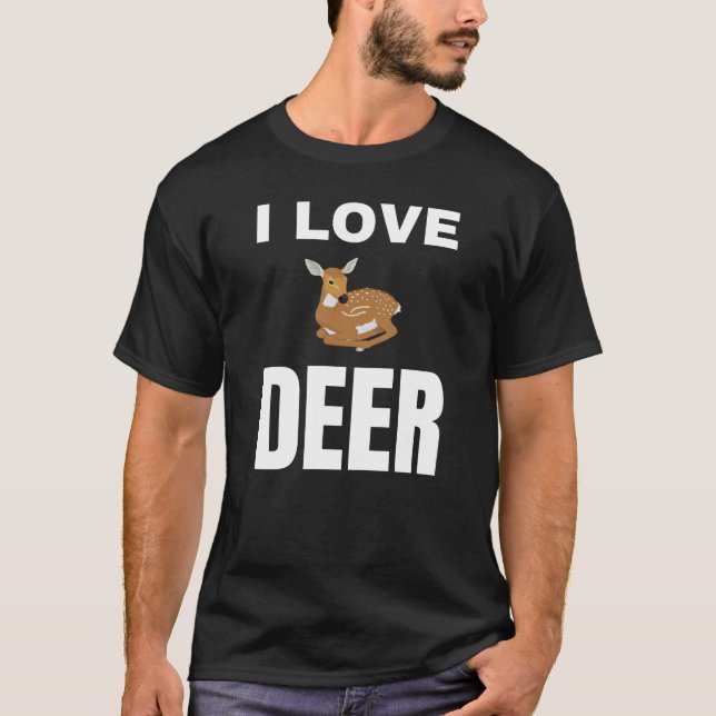 T-shirt J'aime Deer (Devant)