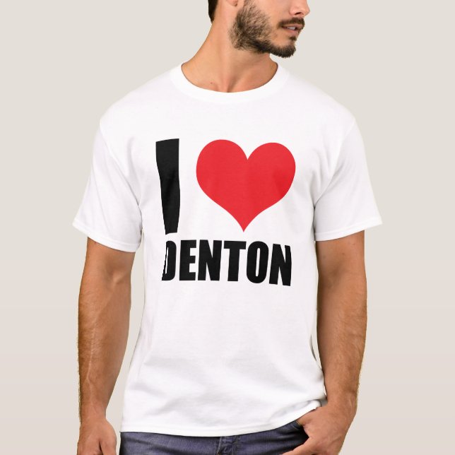 T-shirt J'aime Denton (Devant)