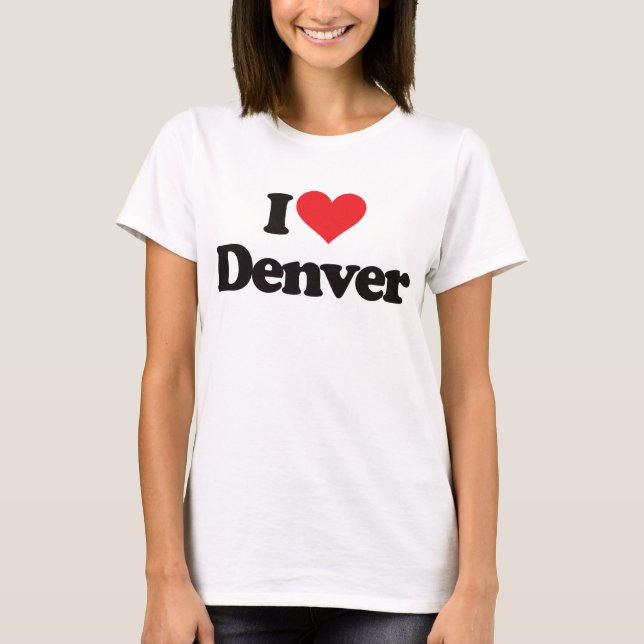 T-shirt J'aime Denver (Devant)
