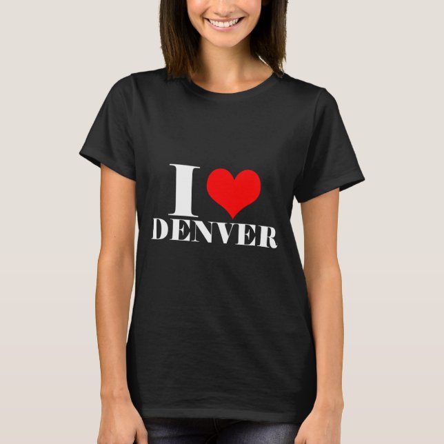 T-shirt J'aime Denver (Devant)