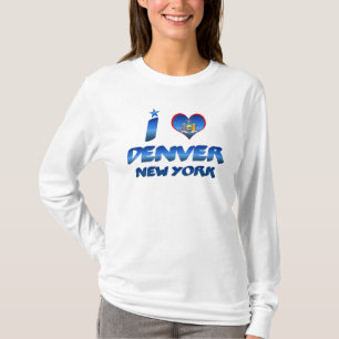 T-shirt J'aime Denver, New York