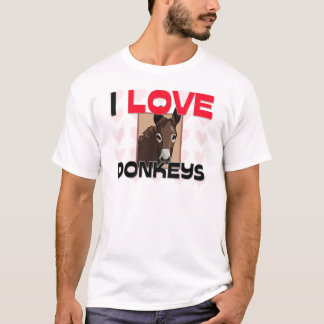 T-shirt J'aime des ânes