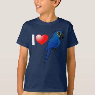 T-shirt J'aime des aras de jacinthe