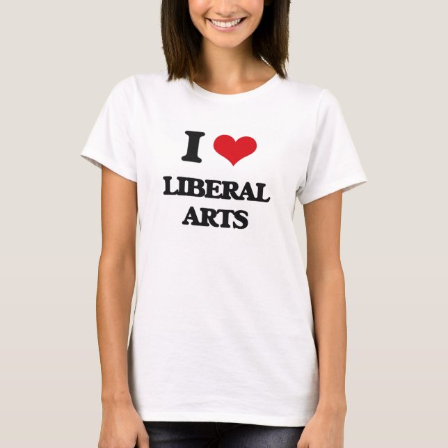 T-shirt J'aime des arts libéraux (Devant)