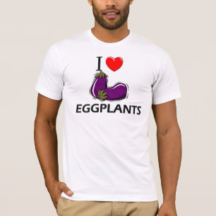 T-shirt J'aime des aubergines