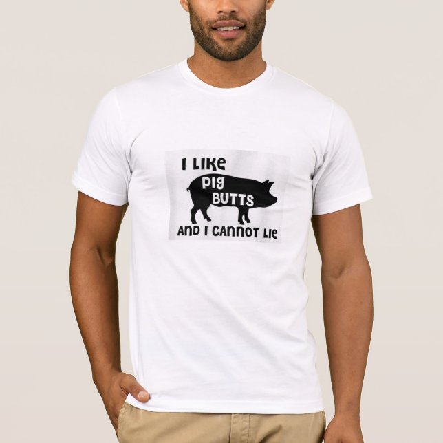 T-shirt J'aime des bouts de porc (Devant)