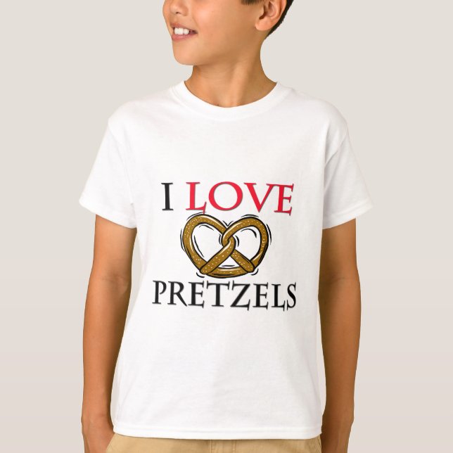 T-shirt J'aime des bretzels (Devant)