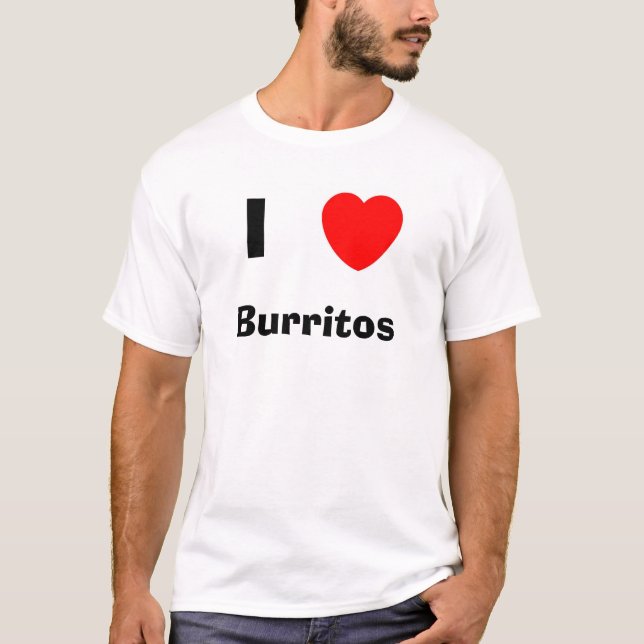 T-shirt J'aime des Burritos (Devant)