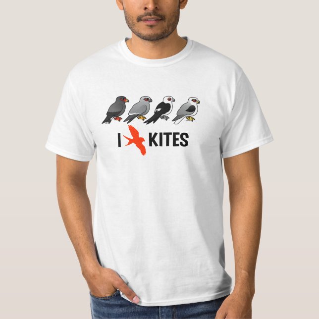 T-shirt J'aime des cerfs-volants (Devant)