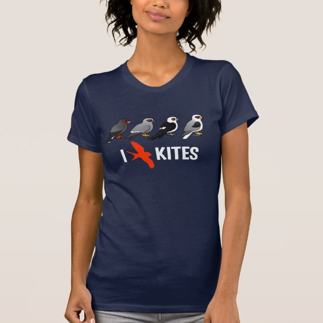 T-shirt J'aime des cerfs-volants (Devant)