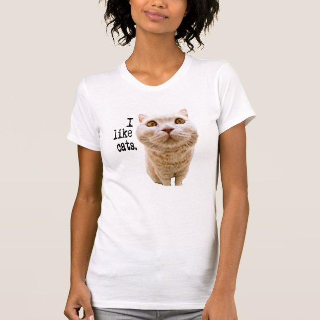 T-shirt J'aime des chats (Devant)