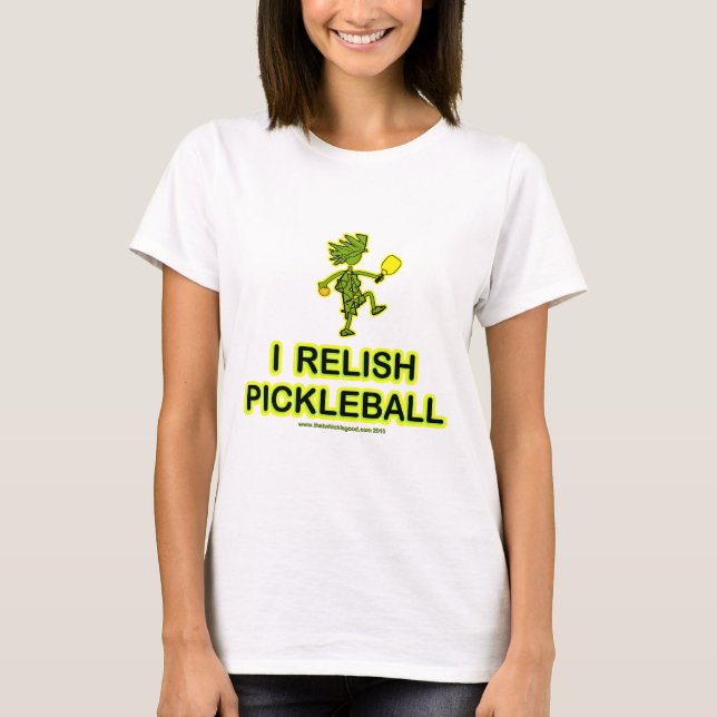T-shirt J'aime des chemises et des cadeaux de Pickleball (Devant)