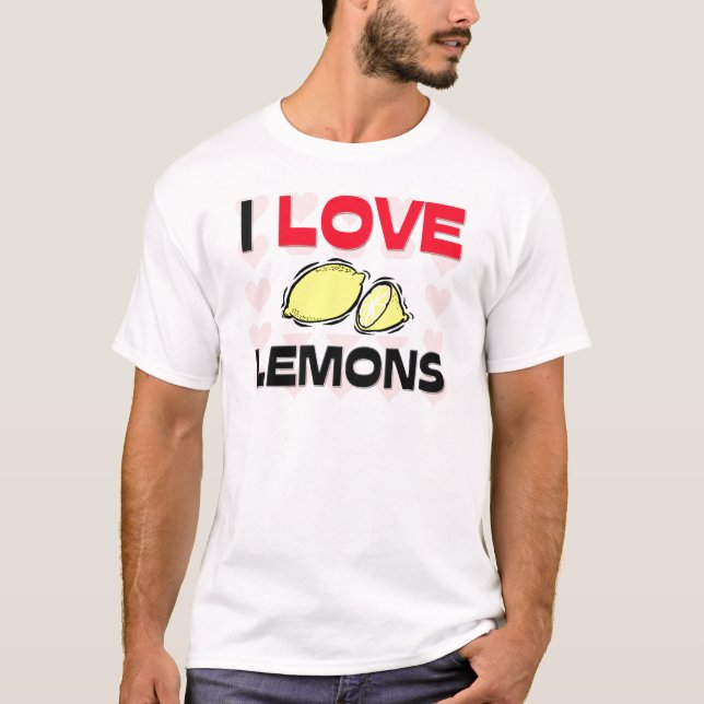 T-shirt J'aime des citrons (Devant)