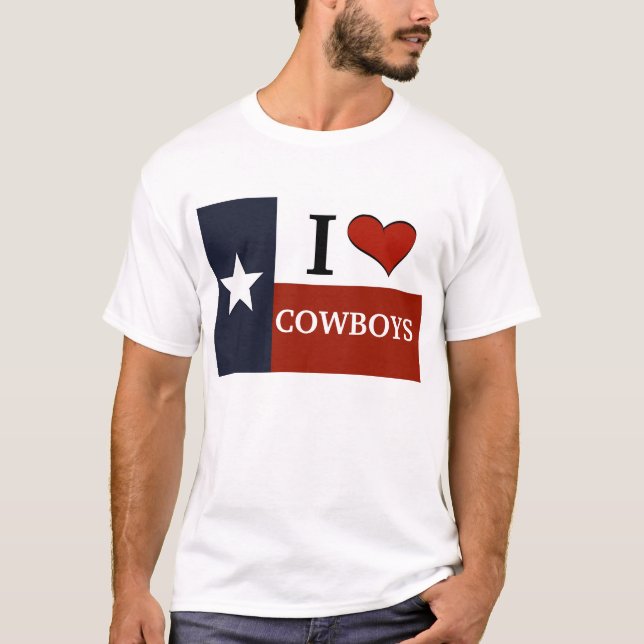 T-shirt J'aime des cowboys (Devant)