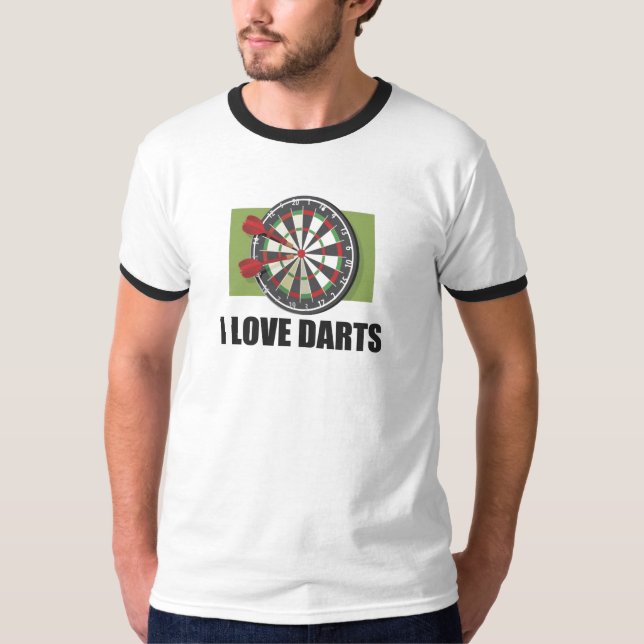 T-shirt J'aime des dards (Devant)
