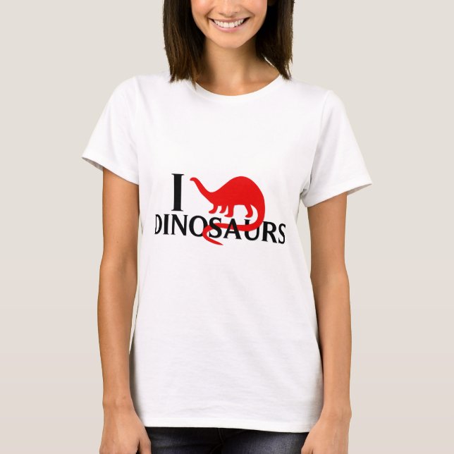 T-shirt J'aime des dinosaures (Devant)