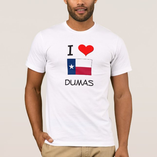 T-shirt J'aime des doumas le Texas (Devant)