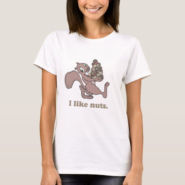 T-shirt J'aime des écrous (Devant)
