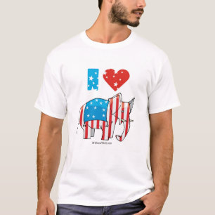 T-shirt J'aime des éléphants