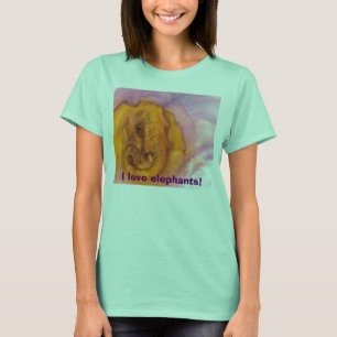 T-shirt J'aime des éléphants !