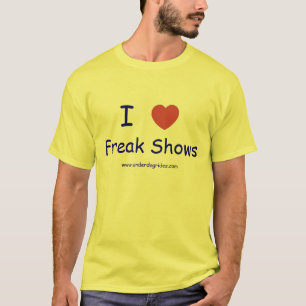 T-shirt J'aime des expositions de monstres