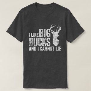 T-shirt J'aime des fortunes chassant la pièce en t