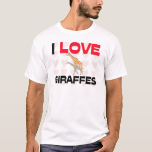 T-shirt J'aime des girafes