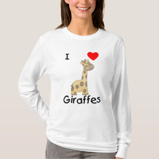 T-shirt J'aime des girafes (2)