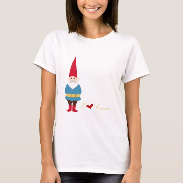 T-shirt J'aime des gnomes (Devant)