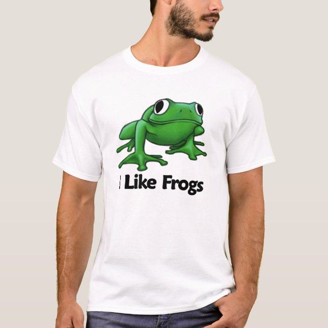 T-shirt J'aime des grenouilles (Devant)