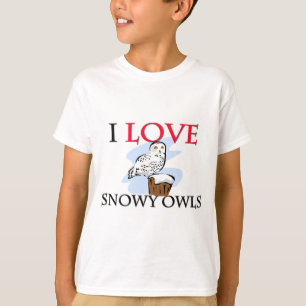 T-shirt J'aime des hiboux de Milou
