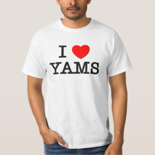 T-shirt J'aime des IGNAMES (la nourriture)