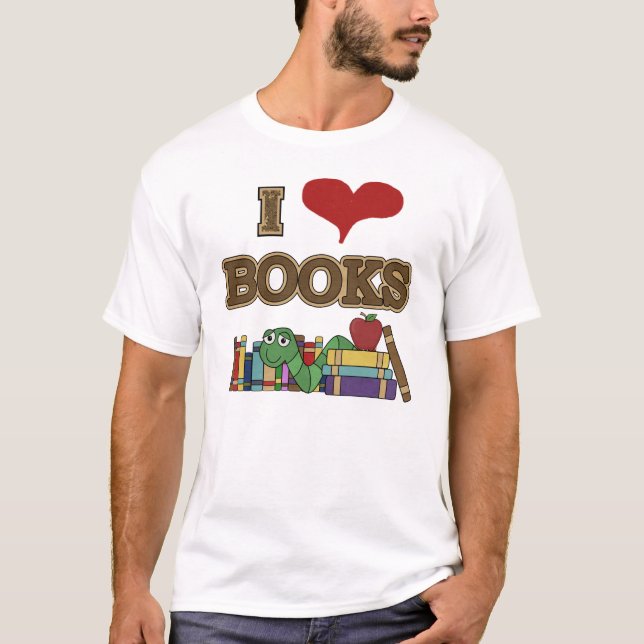 T-shirt J'aime des livres (Devant)