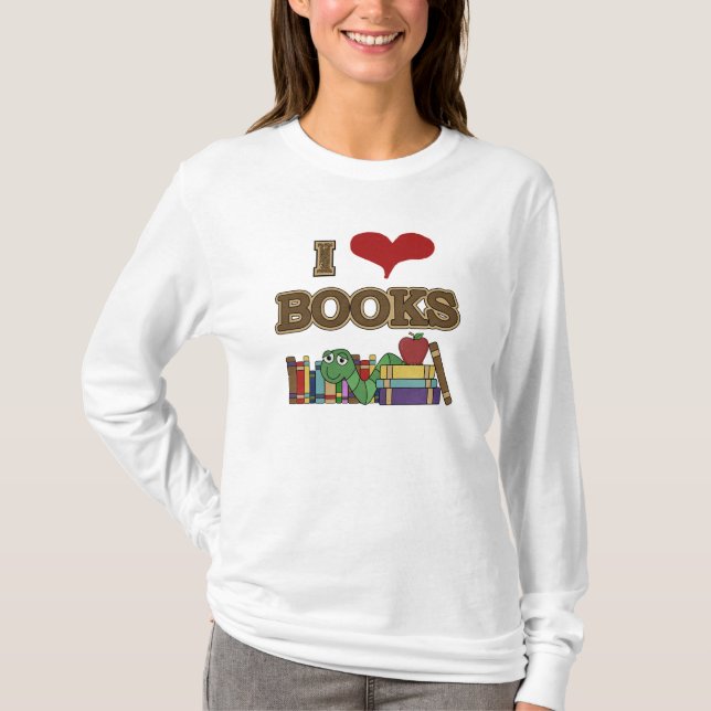 T-shirt J'aime des livres (Devant)
