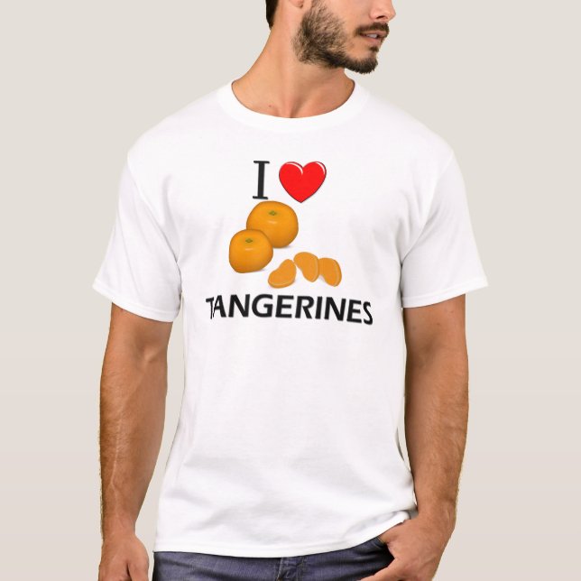 T-shirt J'aime des mandarines (Devant)